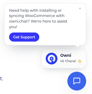 Smart offer: Need help installing or syncing WooCommerce? Get Support