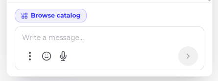 Updated the chat design